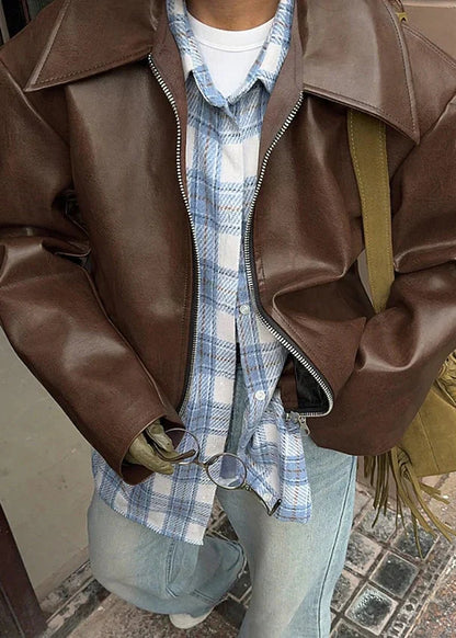 Linéa – Veste en Cuir
